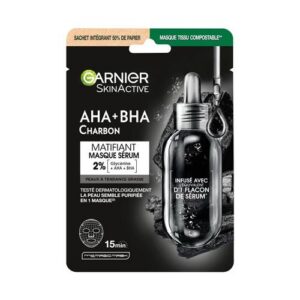 Garnier Serum Skin Active AHA +BHA  Charbon