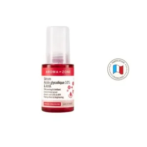 AROMA ZONE Sérum concentré Acide glycolique 10% & AHA