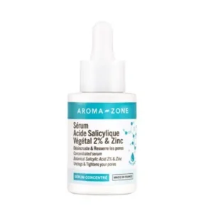 AROMA ZONE Sérum concentré Acide Salicylique 2% & Zinc